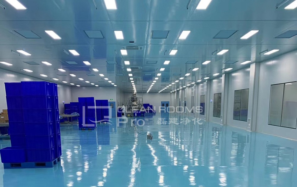 頂津食品干果食品加工潔凈車間裝修工程_磊建凈化