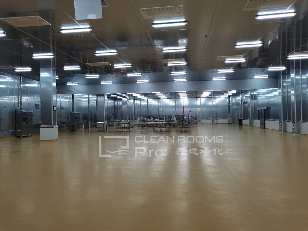 十萬級食品潔凈車間裝修要求有哪些？_磊建凈化